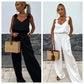 49% Off New Products Hot Sale🔥Women's Sleeveless Wide Leg Jumpsuit