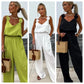 49% Off New Products Hot Sale🔥Women's Sleeveless Wide Leg Jumpsuit